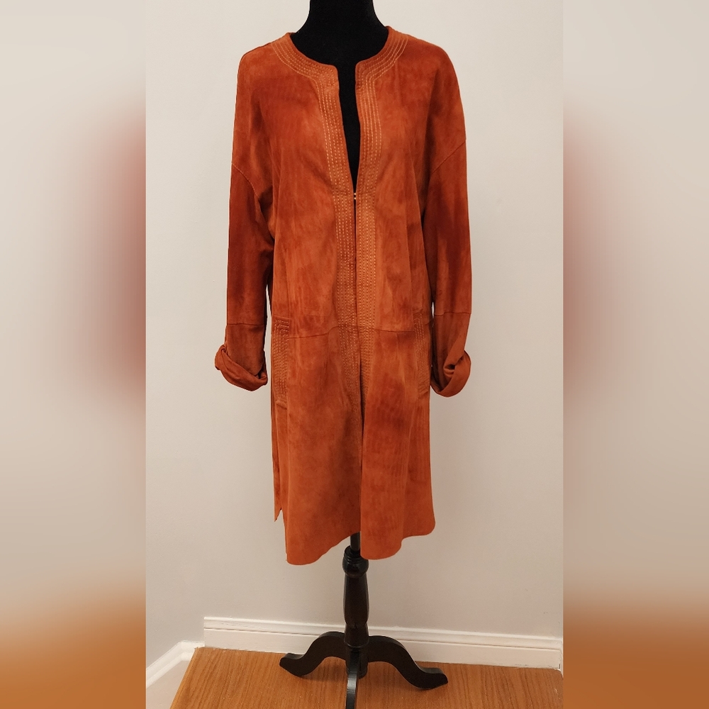 Light coat, 100% goat leather, unlined, size S/M